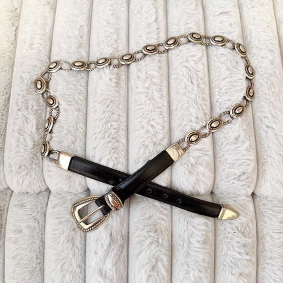 Brighton Accessories - Brighton vintage 1995 Southwest-style concho belt.